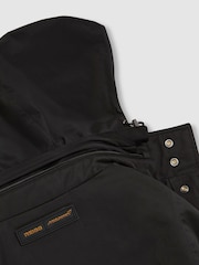 Reiss Black Grid McLaren F1 Team Field Jacket - Image 9 of 10