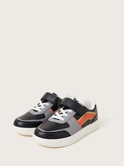 Monsoon Black Colourblock Rip-Tape Trainers - Image 2 of 3
