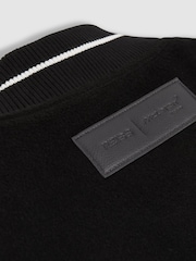 Reiss Black Blain McLaren F1 Team Bomber Jacket - Image 8 of 9
