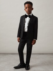 Reiss White Marcel Cotton Slim-Fit Dinner Shirt - Image 3 of 5