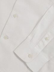 Reiss White Marcel Cotton Slim-Fit Dinner Shirt - Image 5 of 5