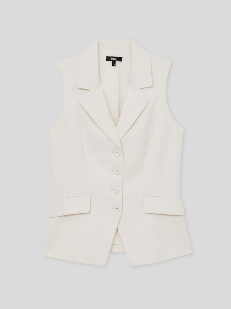Paige Tailored Weste aus Lyocell-Baumwolle - Bild 2 von 6