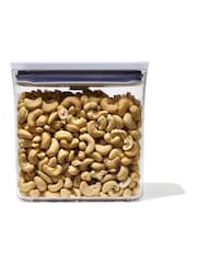 Oxo Silver POP Food Container Rectangle Short 1. Qt - Image 3 of 6