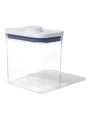 Oxo Silver POP Food Container Rectangle Short 1. Qt - Image 5 of 6