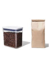 Oxo Silver POP Food Container Rectangle Short 1. Qt - Image 6 of 6
