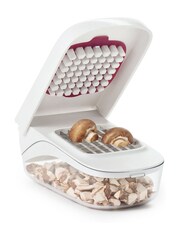 Oxo Silver Vegetable Chopper With Easy-Pour Opening - Image 3 of 6