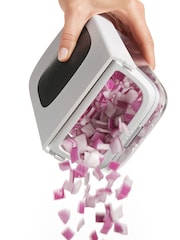 Oxo Silver Vegetable Chopper With Easy-Pour Opening - Image 5 of 6
