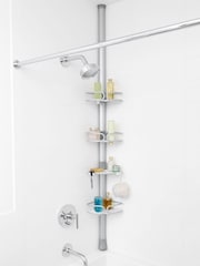 Oxo Silver Quick-Extend Aluminum Pole Caddy - Image 1 of 6