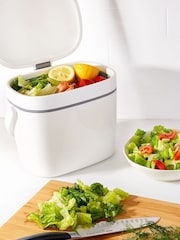 Oxo Silver Large Good Grips Easy Clean Compost Bin Bin - Image 1 of 6