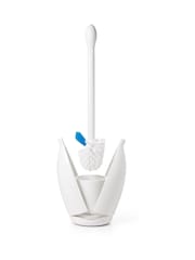 Oxo Silver Good Grips Toilet Brush with Rim Cleaner Cleaner - Image 1 of 6