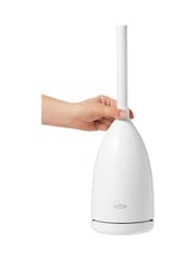 Oxo Silver Good Grips Toilet Brush with Rim Cleaner Cleaner - Image 5 of 6