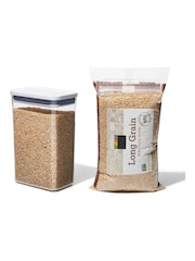 Oxo Silver Medium POP Food Container Rectangle 2.7 Qt 2.6L Qt2.6L - Image 3 of 6