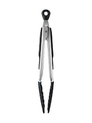 Oxo Silver 9inch Tongs with Silicone Heads - Image 1 of 4