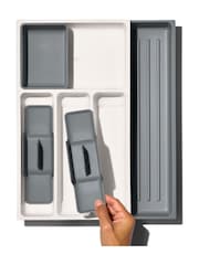 Oxo Silver Good Grips Expandable Utensil Drawer Organizer - Image 5 of 6