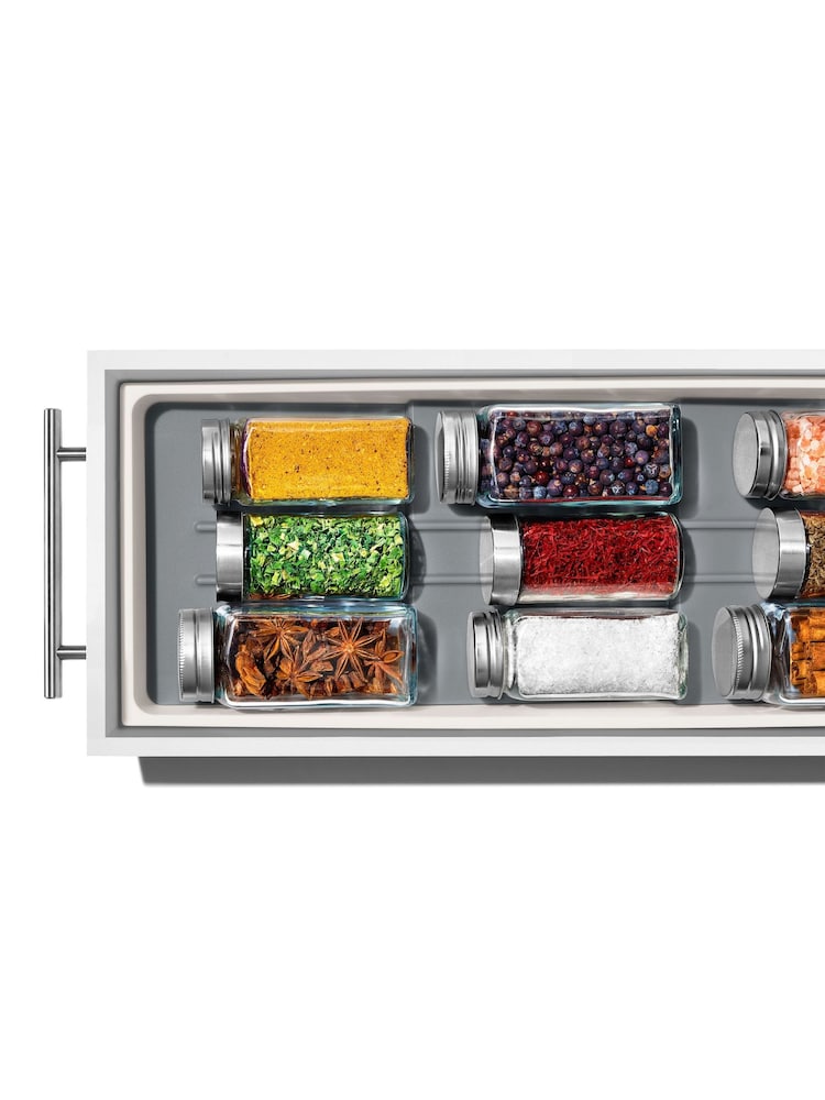 Oxo Silver Good Grips Compact Spice Drawer Organizer - Image 1 of 6 Oxo Silver Good Grips Compact Spice Drawer Organizer - Image 1 of 6