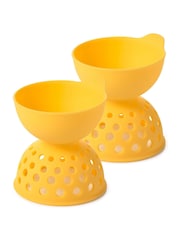Oxo 12 Piece Silver 2 Piece Silicone Egg Poacher Set - Image 5 of 6