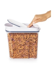 Oxo Silver POP Medium Cereal Dispenser 3.4 Qt - Image 4 of 6