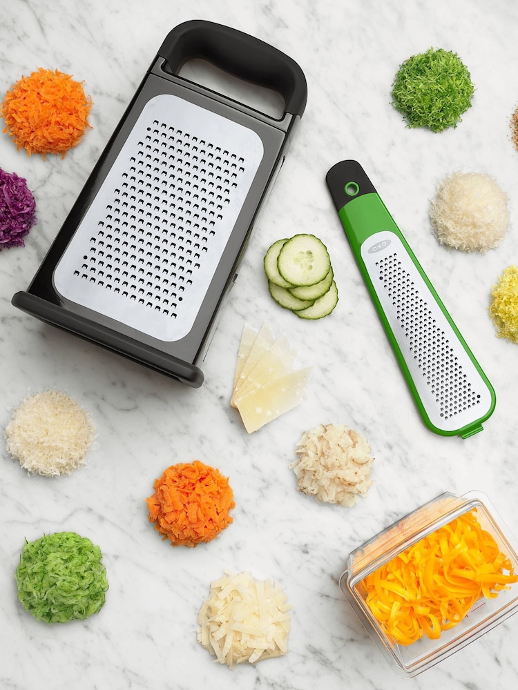 Oxo Silver Good Grips Box Grater With Removable Zester - Image 1 of 6