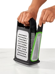 Oxo Silver Good Grips Box Grater With Removable Zester - Image 6 of 6