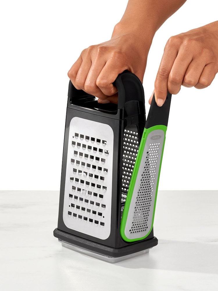 Oxo Silver Good Grips Box Grater With Removable Zester - Image 6 of 6