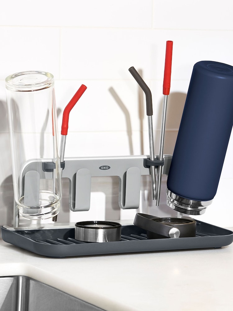 Oxo Silver Good Grips Water Bottle Drying Rack - Image 1 of 6