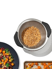 Oxo Silver Good Grips Stainless Steel Colander - Image 5 of 6