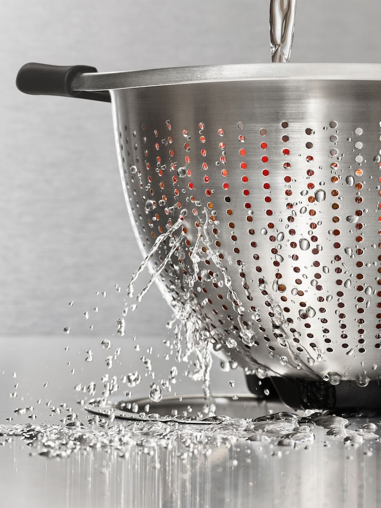 Oxo Silver Good Grips Stainless Steel Colander - Image 6 of 6