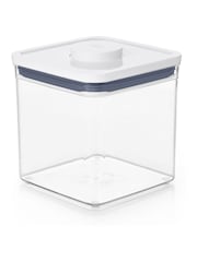 Oxo Silver POP Food Container Big Square Short 2.8 Qt2.6L - Image 2 of 6
