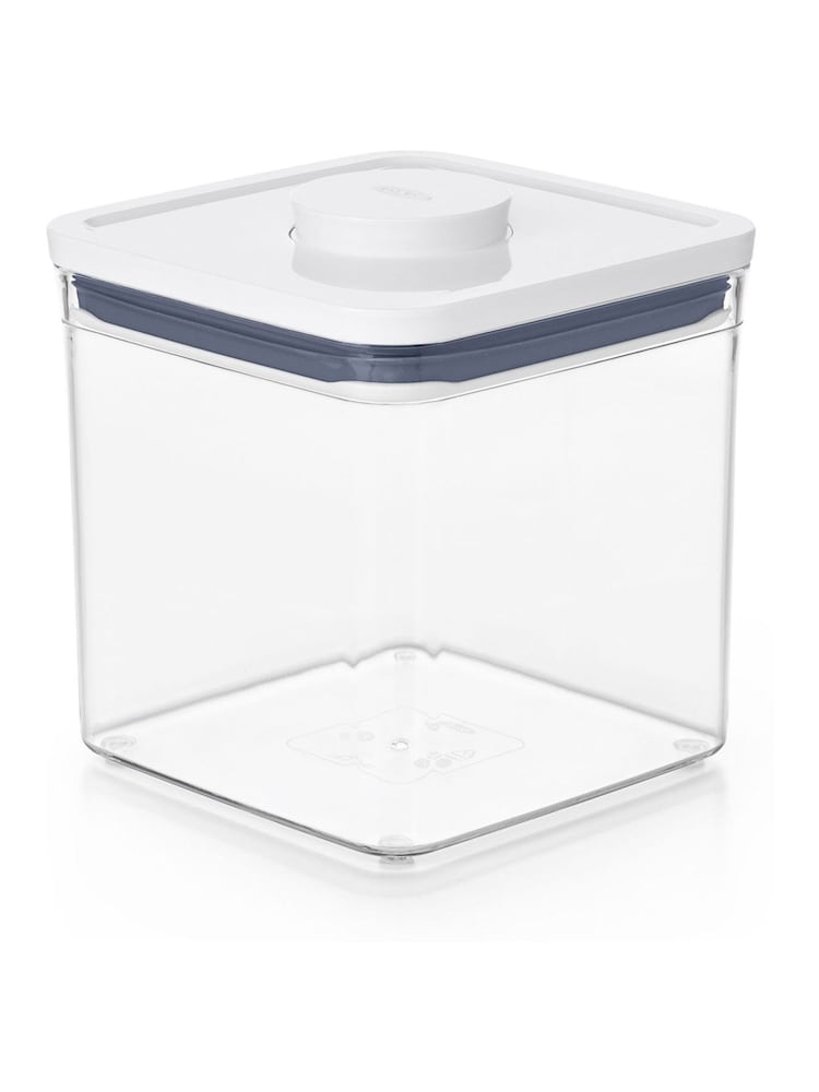 Oxo Silver POP Food Container Big Square Short 2.8 Qt2.6L - Image 2 of 6