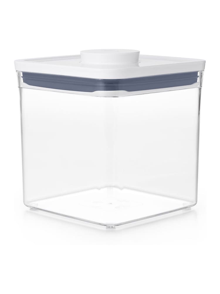 Oxo Silver POP Food Container Big Square Short 2.8 Qt2.6L - Image 6 of 6