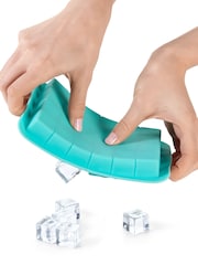 Oxo Silver Silicone Small Ice Cube Tray with Lid - Image 4 of 6