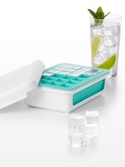 Oxo Silver Silicone Small Ice Cube Tray with Lid - Image 6 of 6
