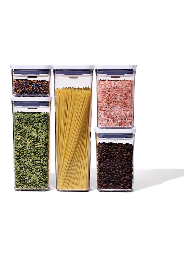 Oxo Silver Good Grips 5 Piece POP Container Set - Image 2 of 4