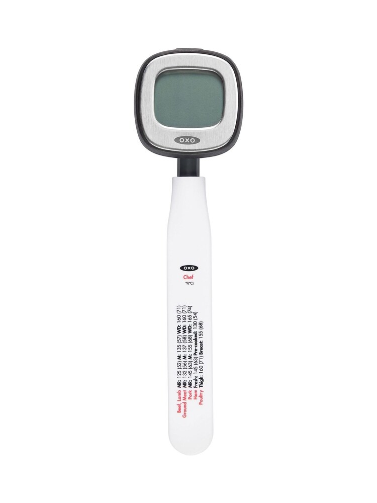 Oxo Silver Chefs Precision Digital Instant Read Thermometer - Image 1 of 6 Oxo Silver Chefs Precision Digital Instant Read Thermometer - Image 1 of 6