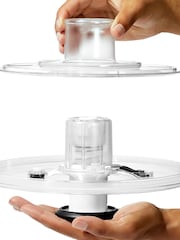 Oxo Silver Steel Salad Spinner - Image 4 of 6