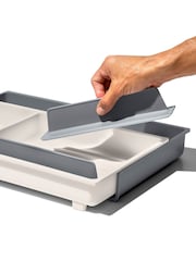 Oxo Silver Large Expandable Kitchen Tool Drawer Organizer - Image 4 of 6