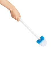 Oxo Silver Compact Toilet Brush & Canister - Image 2 of 6