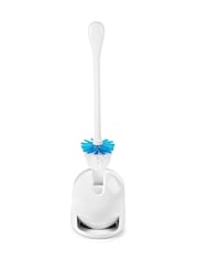 Oxo Silver Compact Toilet Brush & Canister - Image 3 of 6