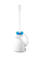 Oxo Silver Compact Toilet Brush & Canister - Image 4 of 6