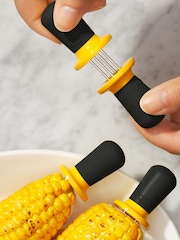 Oxo 8 Piece Silver Good Grips Corn Holder Set - Image 6 of 6