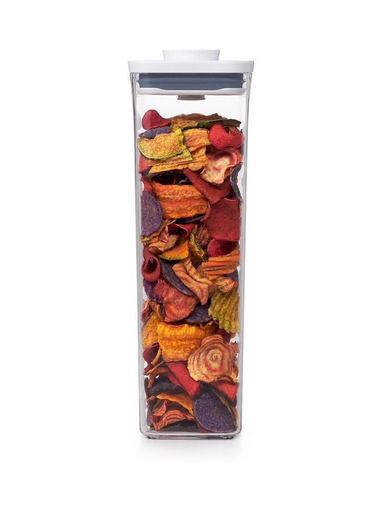 Oxo Silver POP Food Container Small Square Tall 2.3 Qt - Image 1 of 5