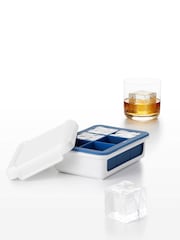 Oxo Silver Large Silicone Ice Cube Tray with Lid - Image 6 of 6
