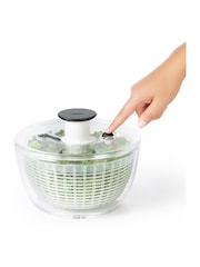Oxo Silver Good Grips Little Salad & Herb Spinner - Image 4 of 6