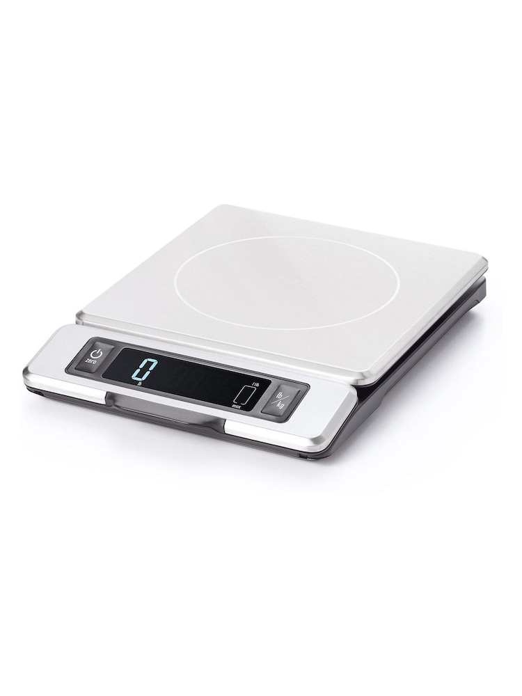 Oxo Silver Stainless Steel Food Scale With Pull Out Display - Image 2 of 6