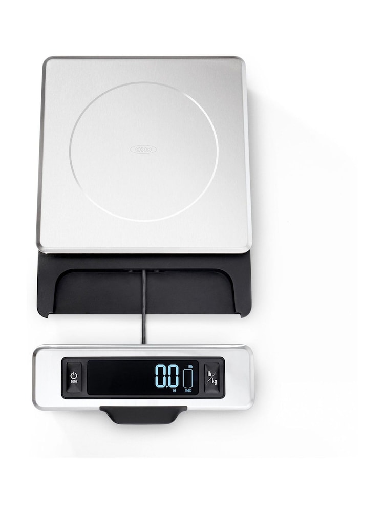 Oxo Silver Stainless Steel Food Scale With Pull Out Display - Image 6 of 6