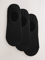 Black Invisible Socks 3 Pack - Image 1 of 6