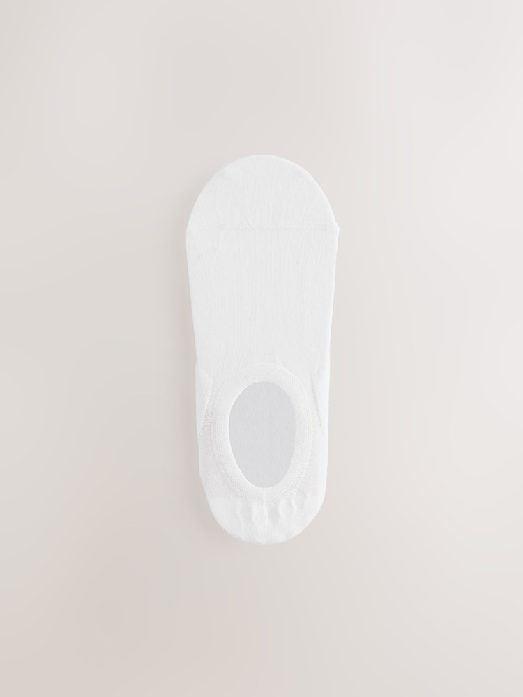 White Invisible Socks 3 Pack - Image 3 of 6