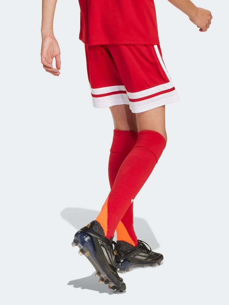 adidas Red Squadra 25 Kids Shorts - Image 2 of 7