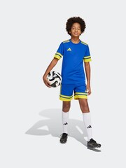 adidas Blue Squadra 25 Kids Shorts - Image 3 of 6