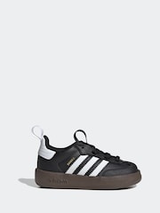 adidas Originals Black/White Adifom Samba 360 Easy-On Infant Trainers - Image 1 of 10